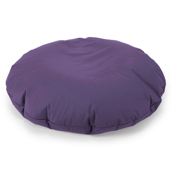 Flexforma Pouf Sacco Rotondo da Pavimento per Bambini 2-14 anni - Facile da Pulire Viola 01
