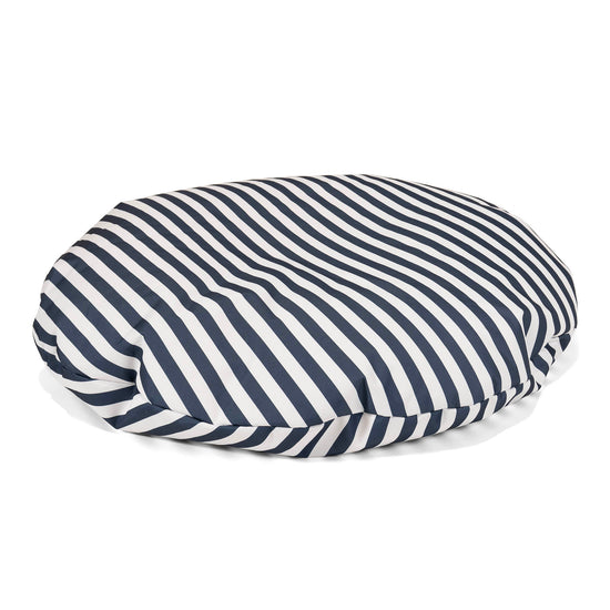 Sedia Pouf Sacco per Adulti Flexforma - A Righe Blu Navy 02