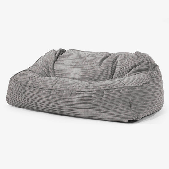 Divano Sacco Oversize Sloucher - Velluto a Coste Grafite 01