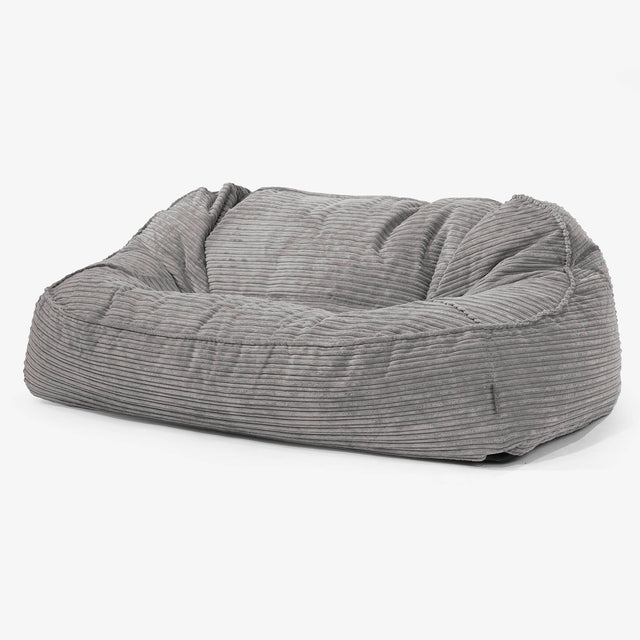 Divano Sacco Oversize Sloucher - Velluto a Coste Grafite 01
