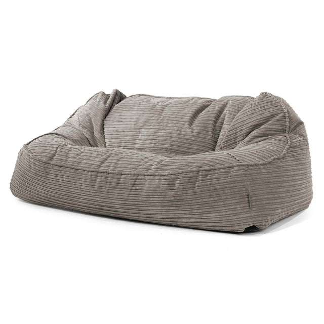 Divano Sacco Oversize Sloucher - Velluto a Coste Grafite 01