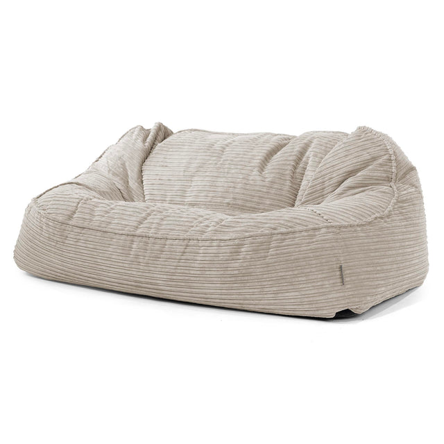 Divano Sacco Oversize Sloucher - Velluto a Coste Visone 01