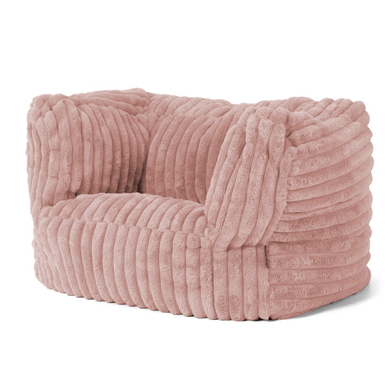 Albert Poltrona Sacco - Velluto Felpato Ultra Morbido Rosa Antico 03