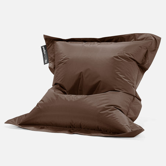 Cuscino Pouf Sacco XL, Pouf Letto - SmartCanvas™ Marrone 02