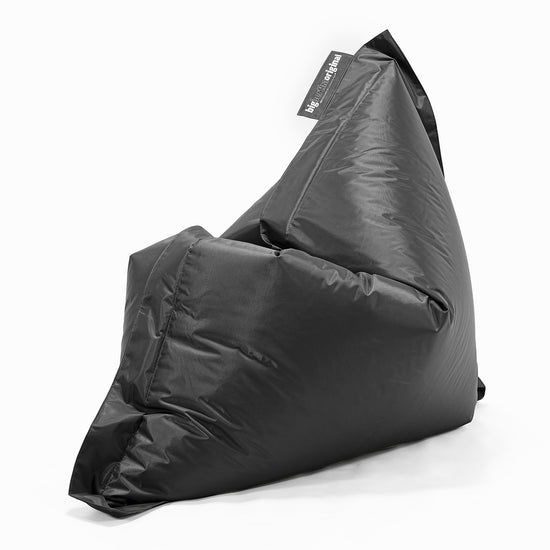 Cuscino Pouf Sacco XL, Pouf Letto - SmartCanvas™ Nero 04