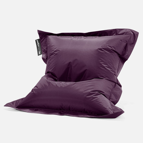 Cuscino Pouf Sacco XL, Pouf Letto - SmartCanvas™ Viola 02