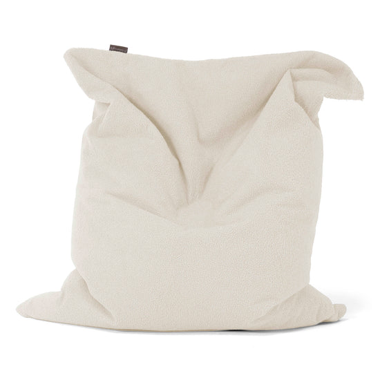 Cuscino Pouf Sacco XL - Bouclé Avorio 01