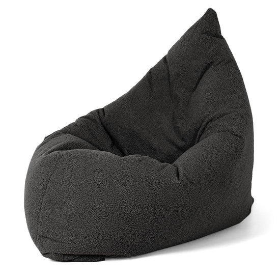 Cuscino Pouf Sacco XL - Bouclé Grafite 02