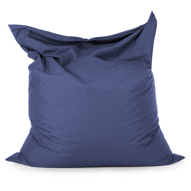 Cuscino Pouf Sacco XL - Facile da Pulire per Esterni Navy 01