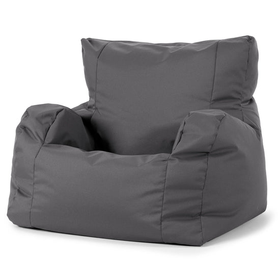 Josephine Poltrona Sacco, Pouf - Facile da Pulire per Esterni Grigio scuro 01