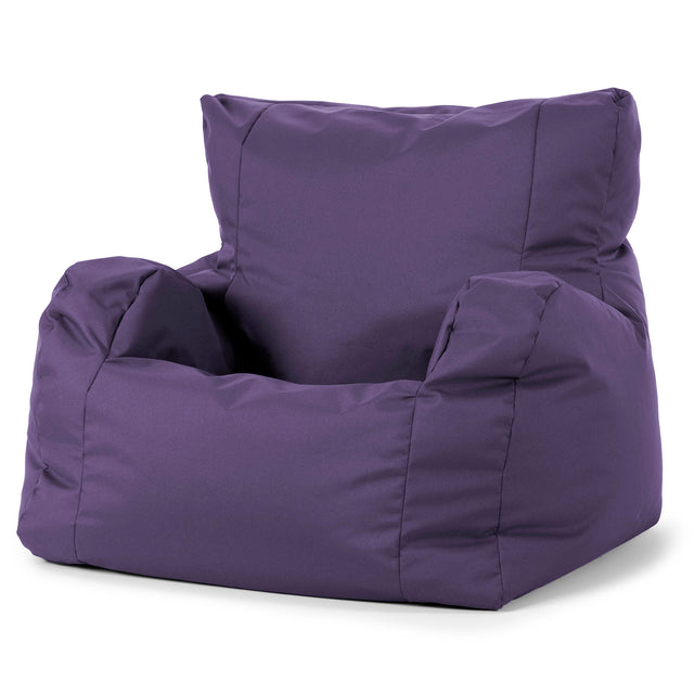 Josephine Poltrona Sacco, Pouf - Facile da Pulire per Esterni Viola 01