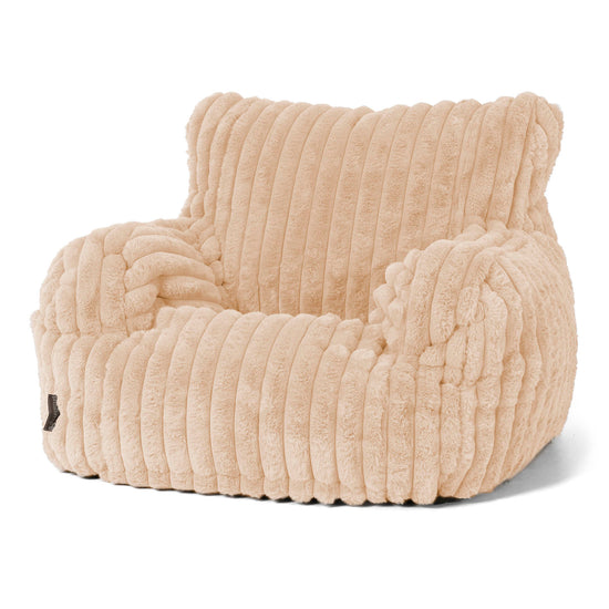 Josephine Poltrona Sacco, Pouf - Velluto Felpato Ultra Morbido Pesca 01