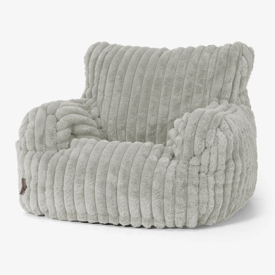 Josephine Poltrona Sacco, Pouf - Velluto Felpato Ultra Morbido Verde Salvia 01
