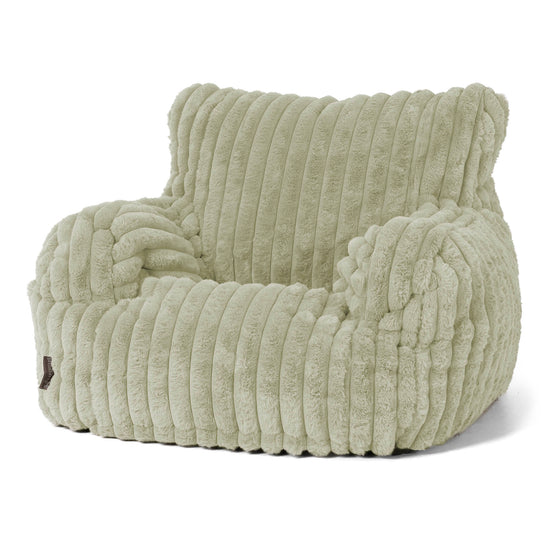 Josephine Poltrona Sacco, Pouf - Velluto Felpato Ultra Morbido Verde Salvia 01