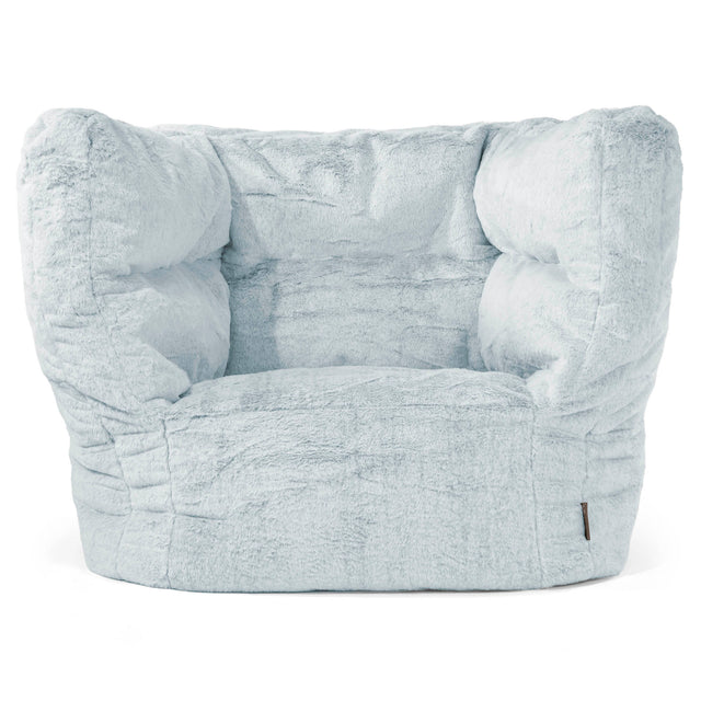 Louis Poltrona Sacco - Pelliccia Di Coniglio Azzurro Polvere 01