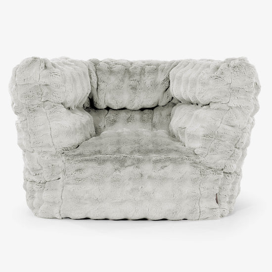 Albert Poltrona Sacco 2.0 - Pelliccia Sintetica a Bolle Verde Salvia 01
