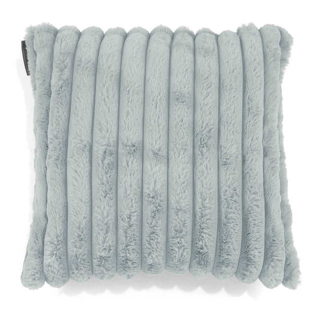 Fodera per Cuscino 47 x 47cm - Velluto Felpato Ultra Morbido Azzurro Uovo di Anatra1