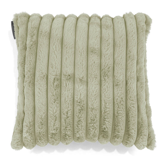 Fodera per Cuscino 47 x 47cm - Velluto Felpato Ultra Morbido Verde Salvia1