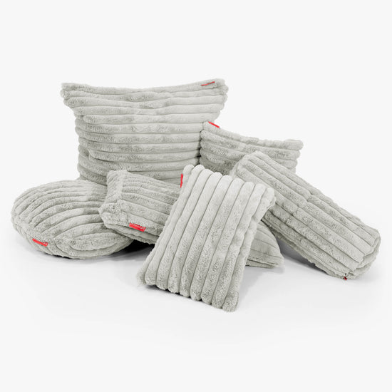 Fodera per Cuscino 47 x 47cm - Velluto Felpato Ultra Morbido Verde Salvia3