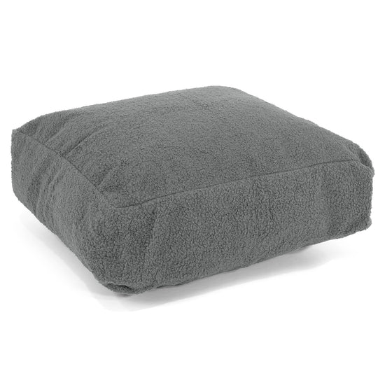 Cuscino da Pavimento - Bouclé Grigio1