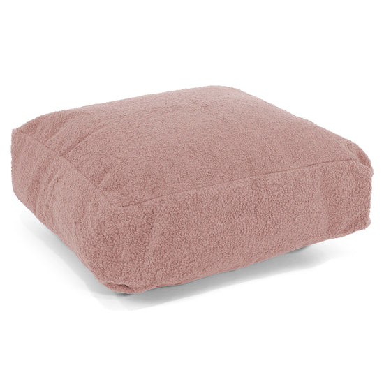 Cuscino da Pavimento - Bouclé Rosa1