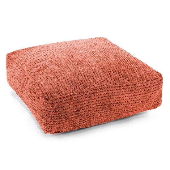 Cuscino da Pavimento - Pompon Arancione Zucca 01
