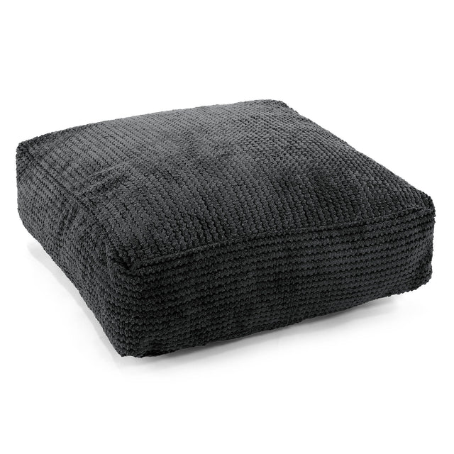 Cuscino da Pavimento - Pompon Nero 01