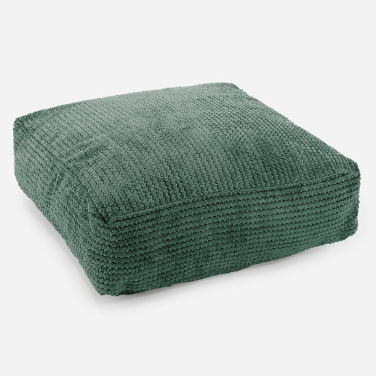Cuscino da Pavimento - Pompon Verde Muschio 01