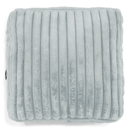 Cuscino da Pavimento - Velluto Felpato Ultra Morbido Azzurro Uovo di Anatra2