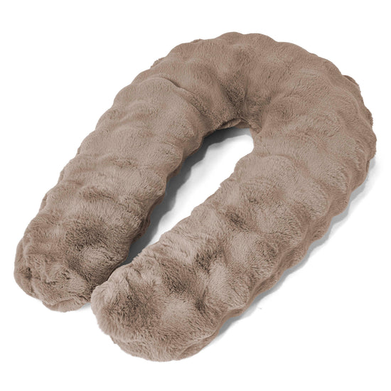 Cuscino Hug - Pelliccia Sintetica a Bolle Visone 01