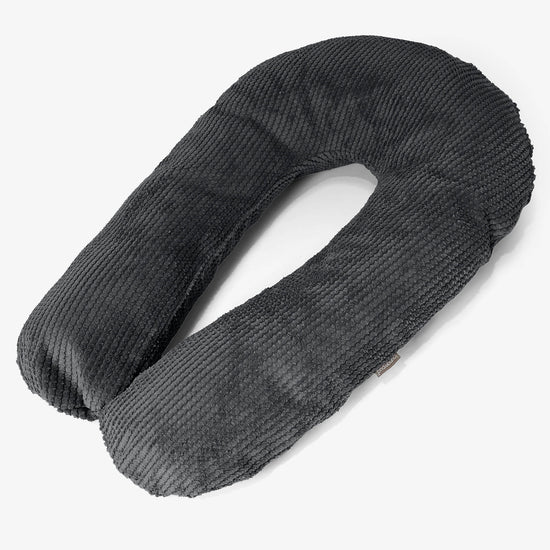 Cuscino Hug - Pompon Nero 01