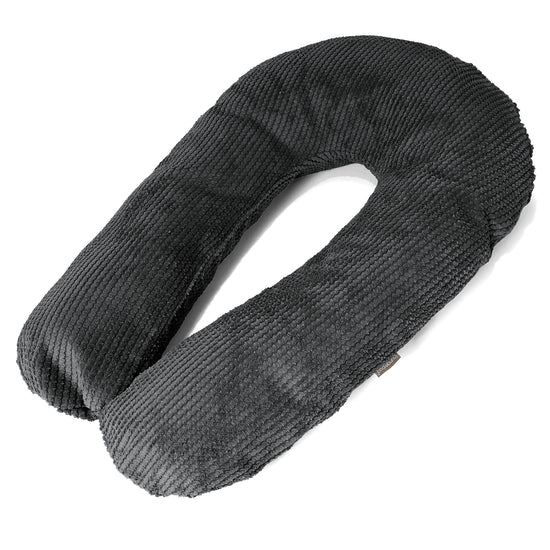 Cuscino Hug - Pompon Nero 01