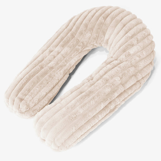 Cuscino Hug - Velluto Felpato Ultra Morbido Panna 01