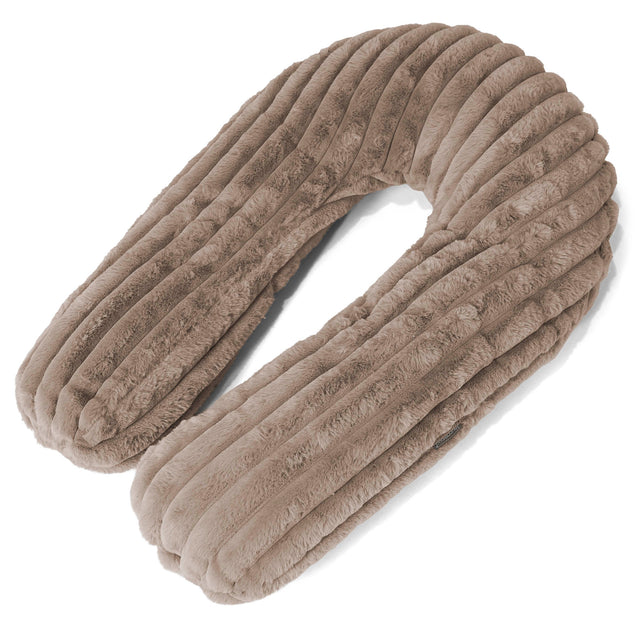 Cuscino Hug - Velluto Felpato Ultra Morbido Visone 01