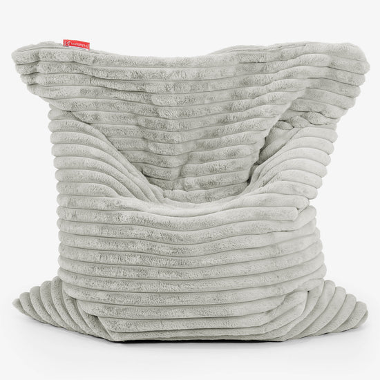 Cuscino Pouf Sacco XL - Velluto Felpato Ultra Morbido Verde Salvia1