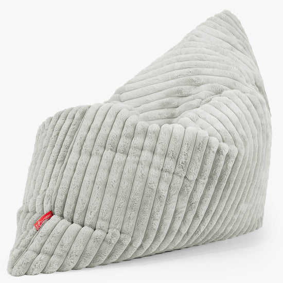 Cuscino Pouf Sacco XL - Velluto Felpato Ultra Morbido Verde Salvia2