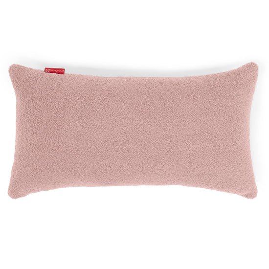Fodera per Cuscino Rettangolare Gigante 40 x 70cm - Bouclé Rosa1
