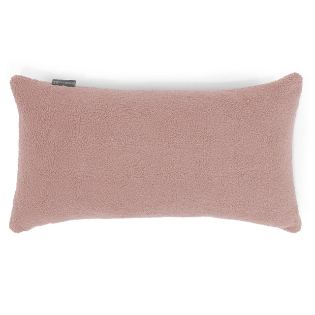 Fodera per Cuscino Rettangolare Gigante 40 x 70cm - Bouclé Rosa1