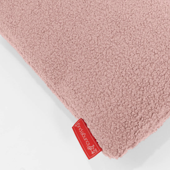 Fodera per Cuscino Rettangolare Gigante 40 x 70cm - Bouclé Rosa2