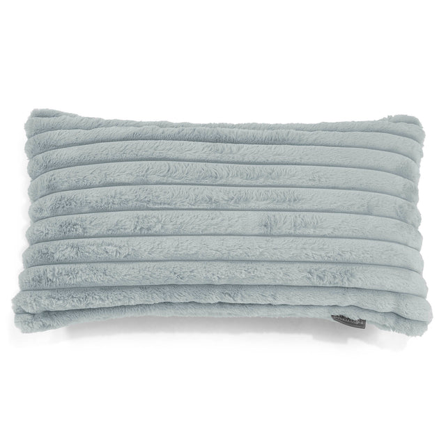 Fodera per Cuscino Rettangolare Gigante 40 x 70cm - Velluto Felpato Ultra Morbido Azzurro Uovo di Anatra1
