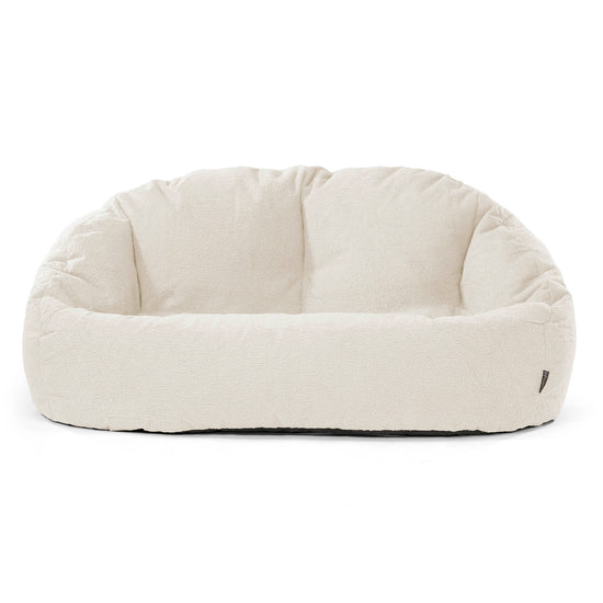 Divano a Sacco Bubble - Bouclé Avorio 01
