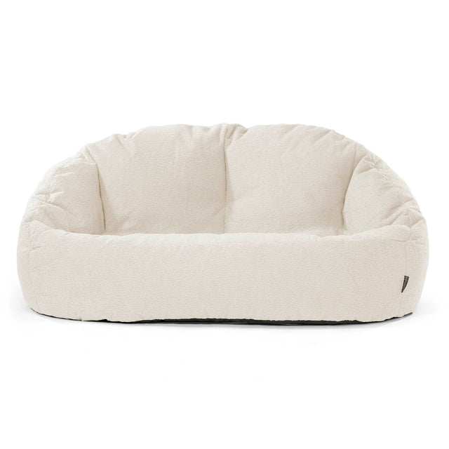 Divano a Sacco Bubble - Bouclé Avorio 01