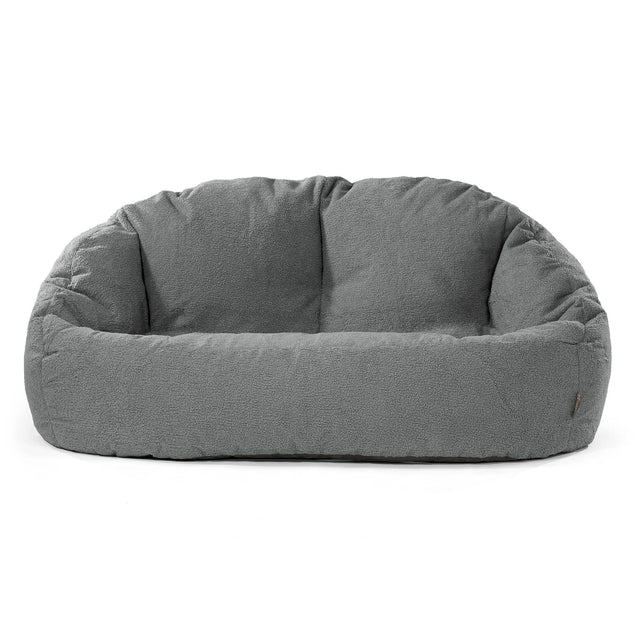 Divano a Sacco Bubble - Bouclé Grigio 01