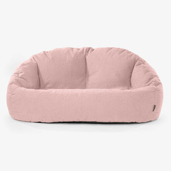 Divano a Sacco Bubble - Bouclé Rosa 01