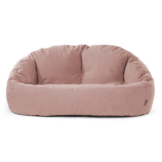 Divano a Sacco Bubble - Bouclé Rosa 01
