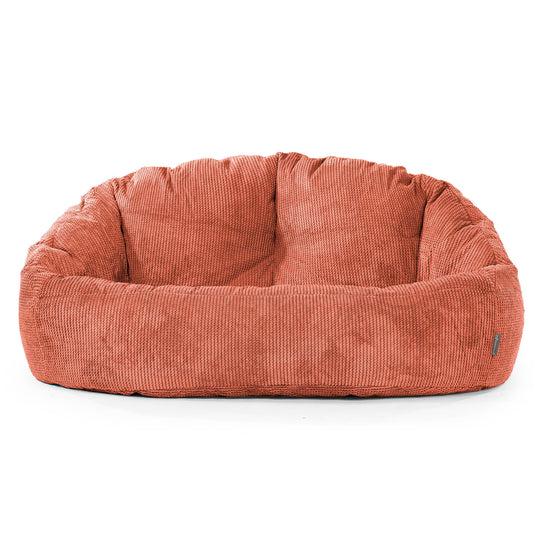 Divano a Sacco Bubble - Pompon Arancione Zucca 01