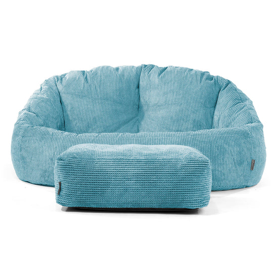 Divano a Sacco Bubble - Pompon Egeo Blu 02