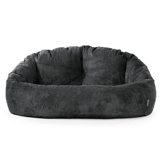 Divano a Sacco Bubble - Pompon Nero 01