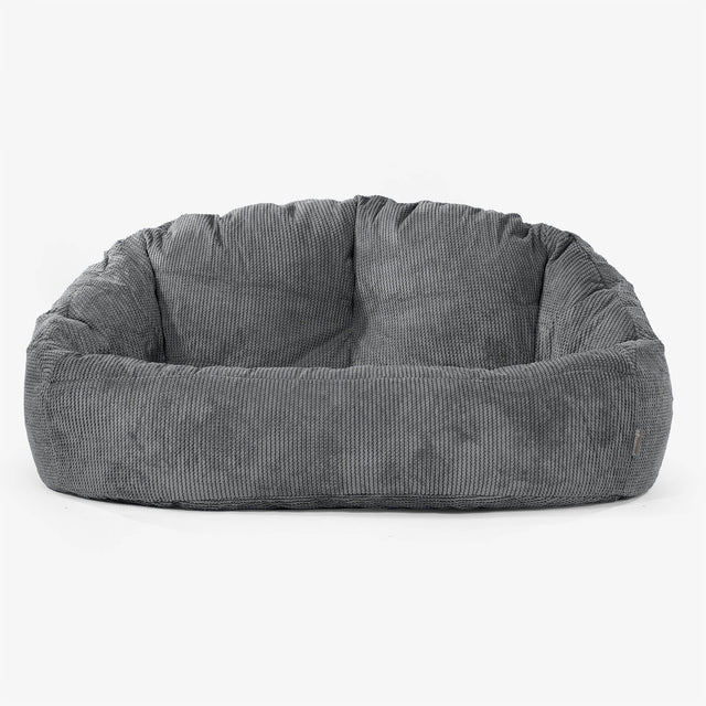 Divano a Sacco Bubble - Pompon Nero 01