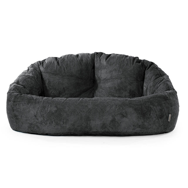 Divano a Sacco Bubble - Pompon Nero 01